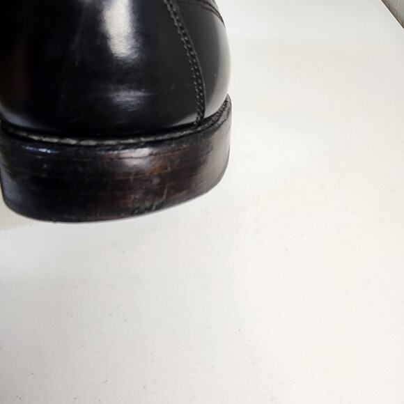 Allen Edmonds Arlington Black Leather Kiltie Tassel Loafers Size 13 AA - Picture 10 of 13